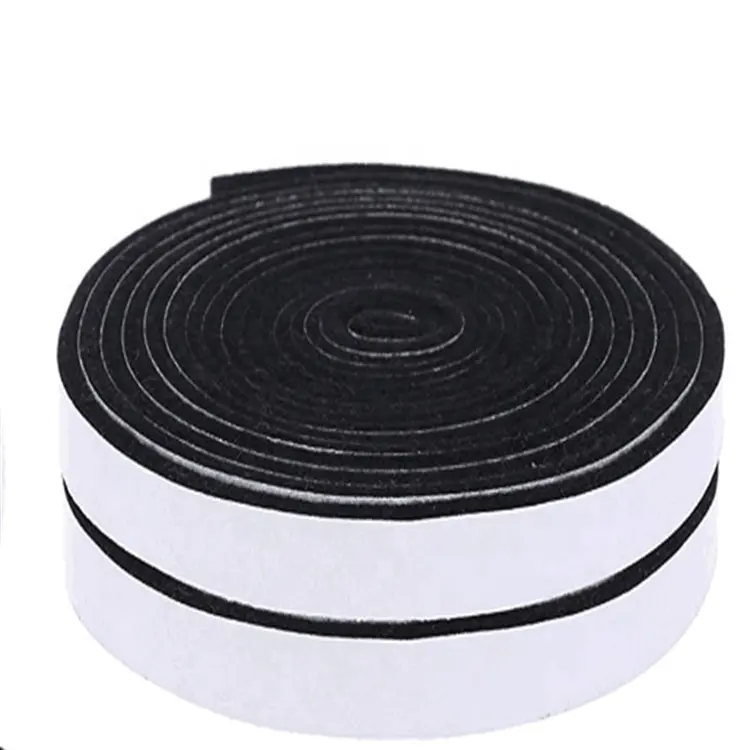 Outstanding high density sound insulation Mesh Adhesive EPDM foam rubber sealing strip