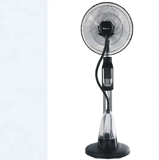 SIBOLUX 16 polegada venda quente 3 Velocidade Ajustável ventilador pulverização de água Misting Pedestal stand Fan com controle remoto