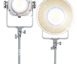 Kit di illuminazione fotografica 300W con coperchio Standard 45 °, illuminazione Video a uscita continua con Controller CRI 97 + - Product Image 5
