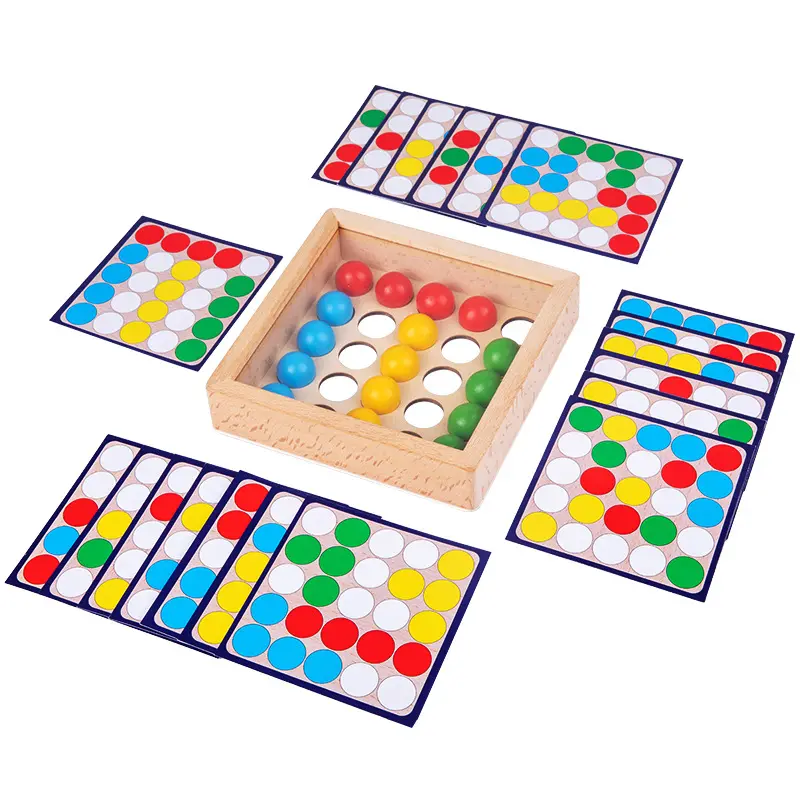 ของเล่นไม้มอนเตสซอรี่สำหรับเด็ก,ของเล่นก่อนวัยเรียนลูกบอลสีรุ้งเกมจับคู่ประสาทสัมผัสกระดานเรียงลำดับความรู้ความเข้าใจ