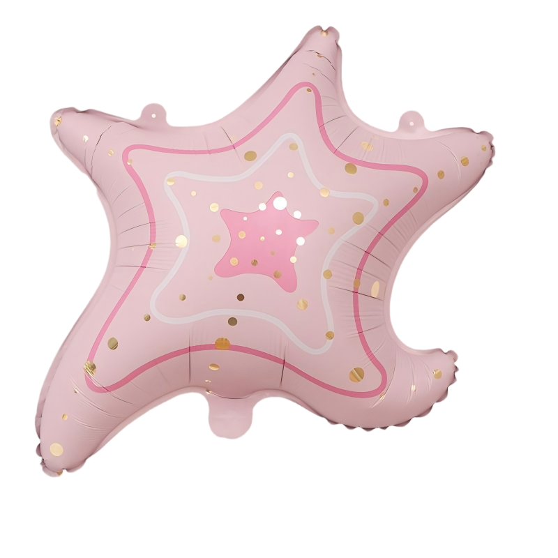 75*53cm Pink Starfish Balloons