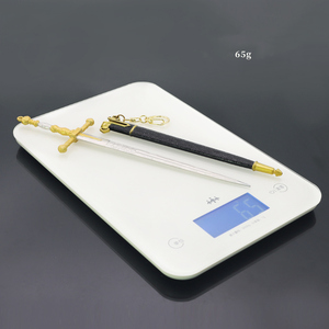 Vua quân đội thanh kiếm Mini trò chơi <span class=keywords><strong>MERC</strong></span> trò chơi ngoại vi 26cm Katana Keychain Hợp kim kẽm - Product Image 6