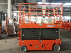 Elevadores Móveis De Tesoura Rodas Acesso Aéreo Plataforma Elétrica Do Elevador Do Homem Do Andaime - Product Image 4