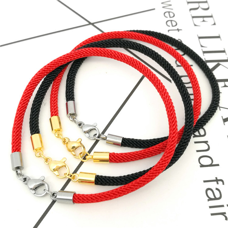 3mm red rope with steel accessories