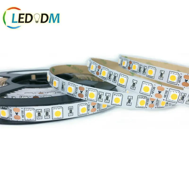 Prezzo diretto di fabbrica 5050 SMD LED Strip Light 60leds/m flessibile 2700K 3000K 4000K 6500K RGB LED Light Strip con CE RoHS FCC ETL