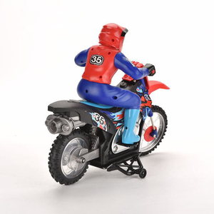 OEMを受け入れる1:10 2.4Ghzキッド4チャンネルレッドドリフトスプレーRCモーターサイクルモデルおもちゃライト付き - Product Image 3