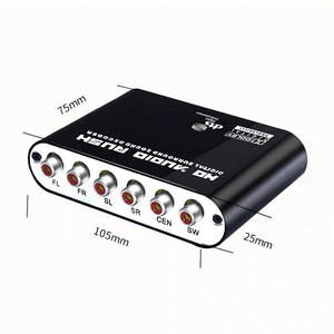 Optical SPDIF Coaxial to 5.1CH 2.1CH <strong>Analog</strong> Audio (6RCA <strong>Output</strong>) for Old AV Receiver - Product Image 4