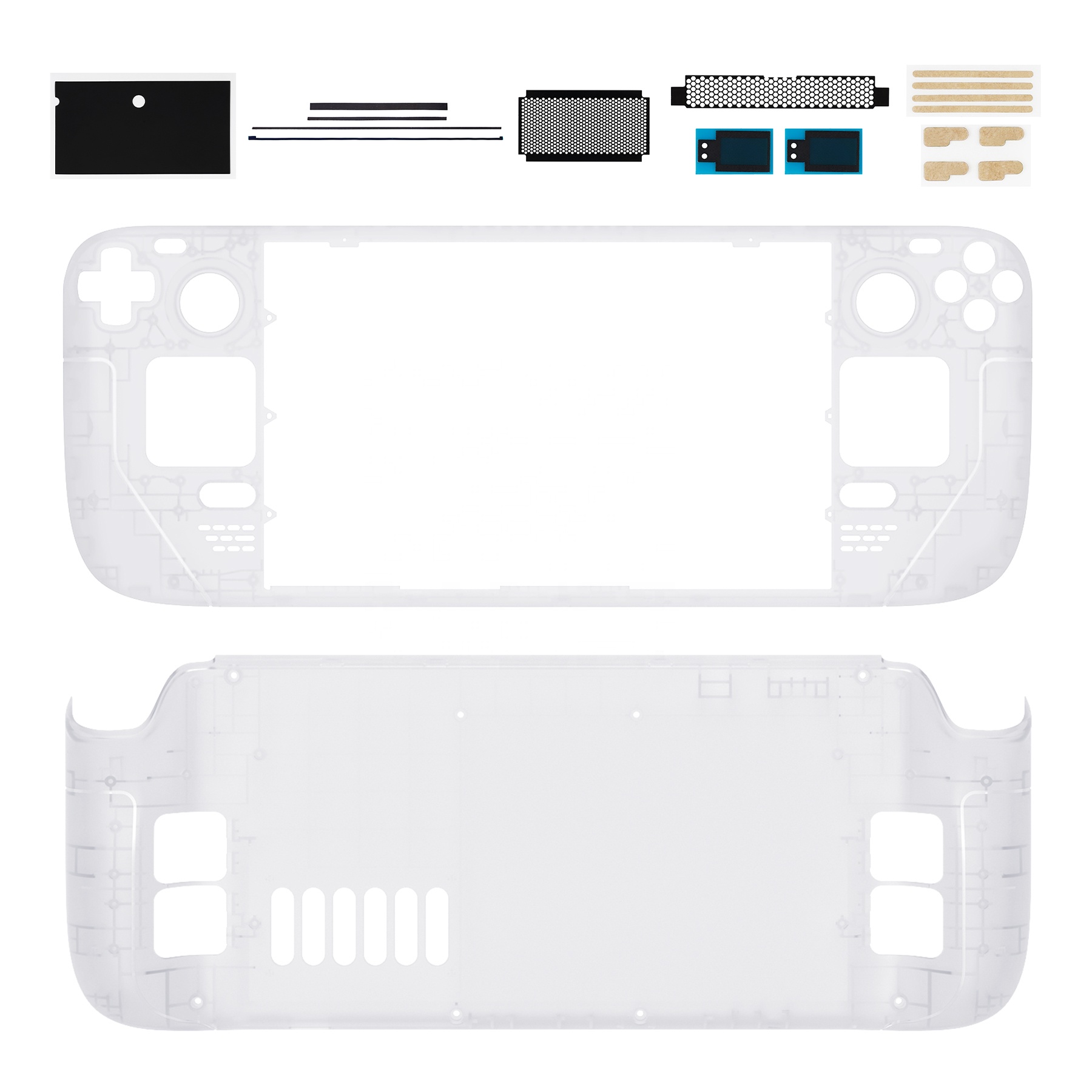 Clear Replacement Full Set Shells LQXSLM003WS