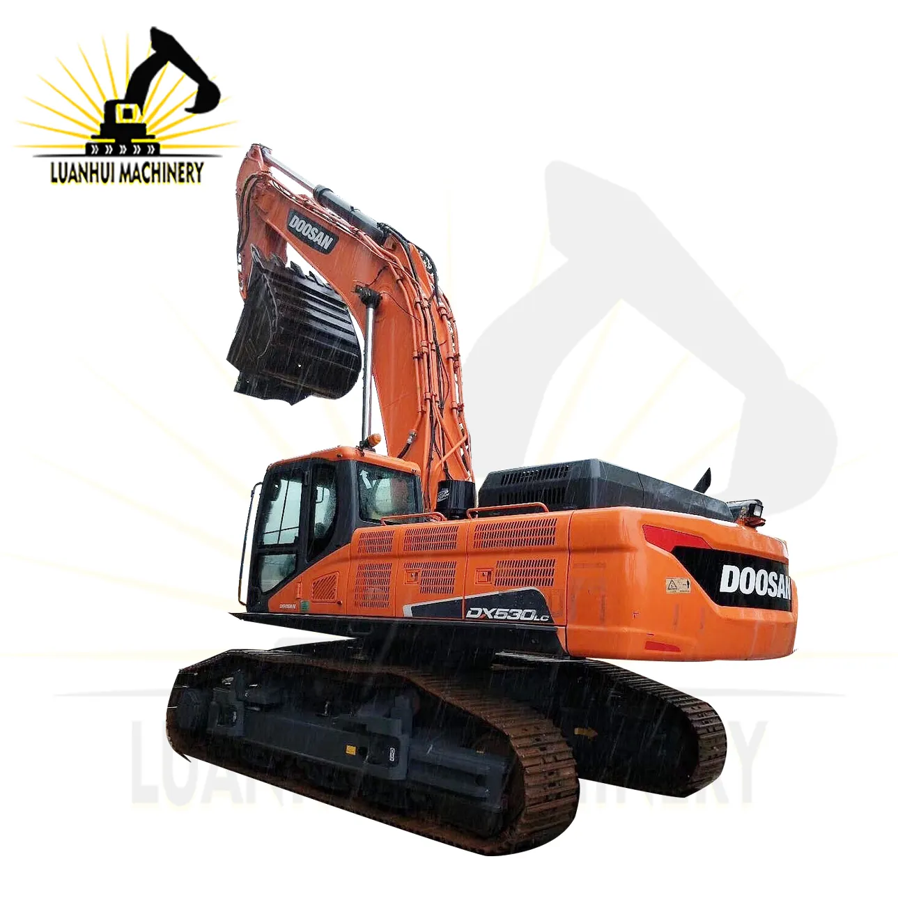 La puissance forte 55 tonnes a utilisé l'excavatrice utilisée par construction lourde du bêcheur DX530 de Doosan pour le mien