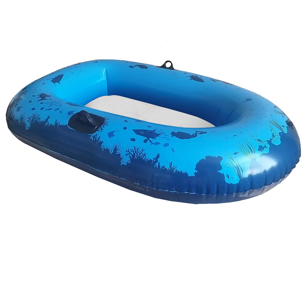 Bateau gonflable à fond transparent 160x103cm