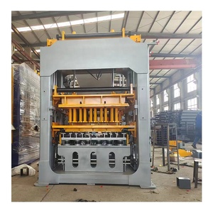 Máquina de fabricación de bloques de enclavamiento de hormigón, producción de bloques huecos con bomba PLC, componentes de núcleo de caja de cambios de motor, 2017 - Product Image 3
