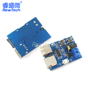 Placa decodificadora de MP3 sin pérdidas, módulo decodificador de MP3, tarjeta TF, reproductor de decodificación de disco U, viene con amplificador de potencia