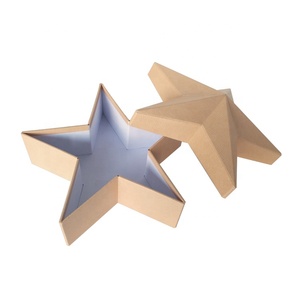 Toptan boş karton kağıt ambalaj yıldız şekli tatlı çikolata hediye kutusu - Product Image 1
