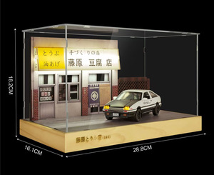 Wholesale 1:28 Alloy Diecast <strong>Model</strong> Toy <strong>Cars</strong> Pull Back Initial D AE86 <strong>Car</strong> <strong>Model</strong> Scene Display Sound Light Vehicles As Gift - Product Image 3