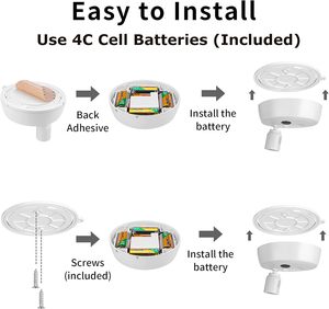 TUODI Ceiling Remote Control Motion <strong>Sensor</strong> <strong>Light</strong> TDL-7134 Rotating Angle Lifetime160 Days with Dimmer With Timer <strong>Function</strong> - Product Image 6