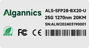 Per Cisco compatibile SFP28 modulo ricetrasmettitore ottico 25GBASE-U BiDi 1270nm-TX/1330nm-RX 20km DOM Simplex LC/UPC SMF rete 5G" - Product Image 5