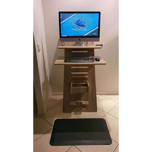 DIY木制站立桌无工具易组装高度可调人体工程学笔记本电脑站立电脑桌 - Product Image 5