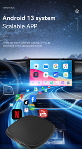 Qualcomm 4 in 1 Hulu Wireless Carplay & Android Auto Adapter Android 13 Ai Box Streaming在庫あり - Product Image 6