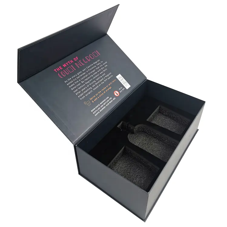 Bracciale collana gioiello imballaggio scarpe biodegradabile carta FS C magnetico flip scatola flip top box