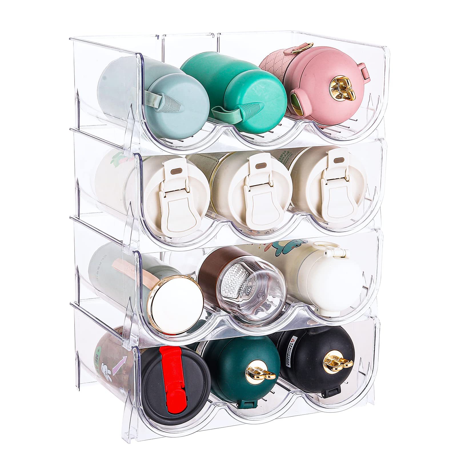 Set of 4/Integrated Bottle Racks