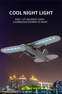 <strong>Cessna</strong> TY9 Rc Fixed Wing Flying Glider Plane Model 2.4G 2.5Ch Rc EPP Foam Airplane Glider <strong>Toy</strong> with LED Lights - Product Image 3