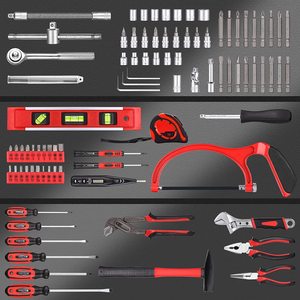 89pcs家用工具箱和通用工具包，实用工具箱中的通用手动工具，用于家庭工作 - Product Image 4