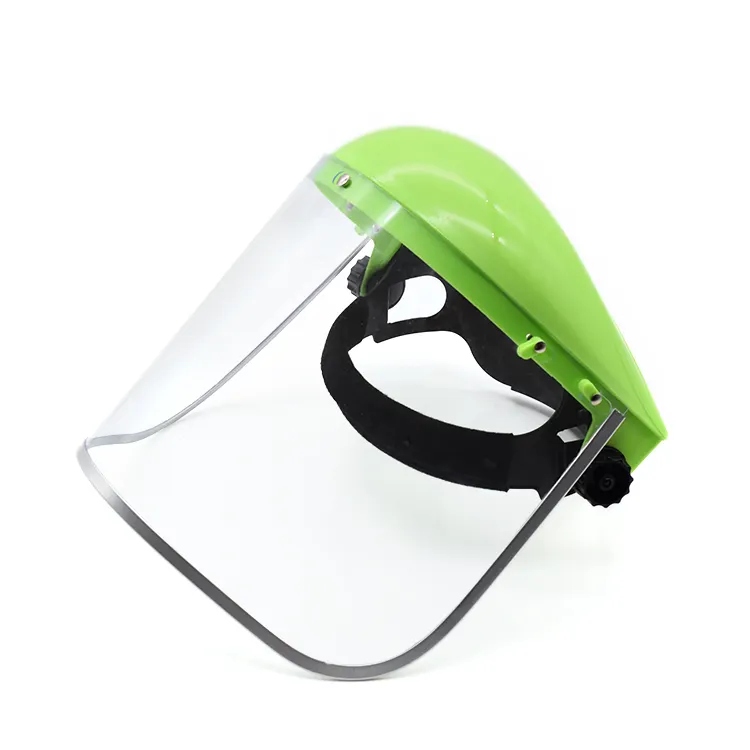 Vente en gros de matériel PC de haute qualité Construction Protection contre les chocs bouclier facial industriel masque facial casque