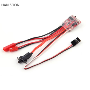 30A 4-8VミニブラッシュドエレクトリックスピードコントローラーESCブラシ電子モータースピードコントローラー (RCカー用) - Product Image 4