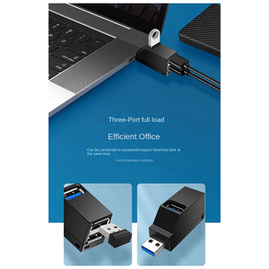 USB 3.0 Hub Adapter Extender Mini 3 Port Breakout U Disk Card Reader for <strong>Computer</strong> Laptop Hub PC Accessories - Product Image 6