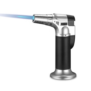 2023热卖户外打火机火炬打火机金属烧烤火焰火炬气体打火机 - Product Image 4