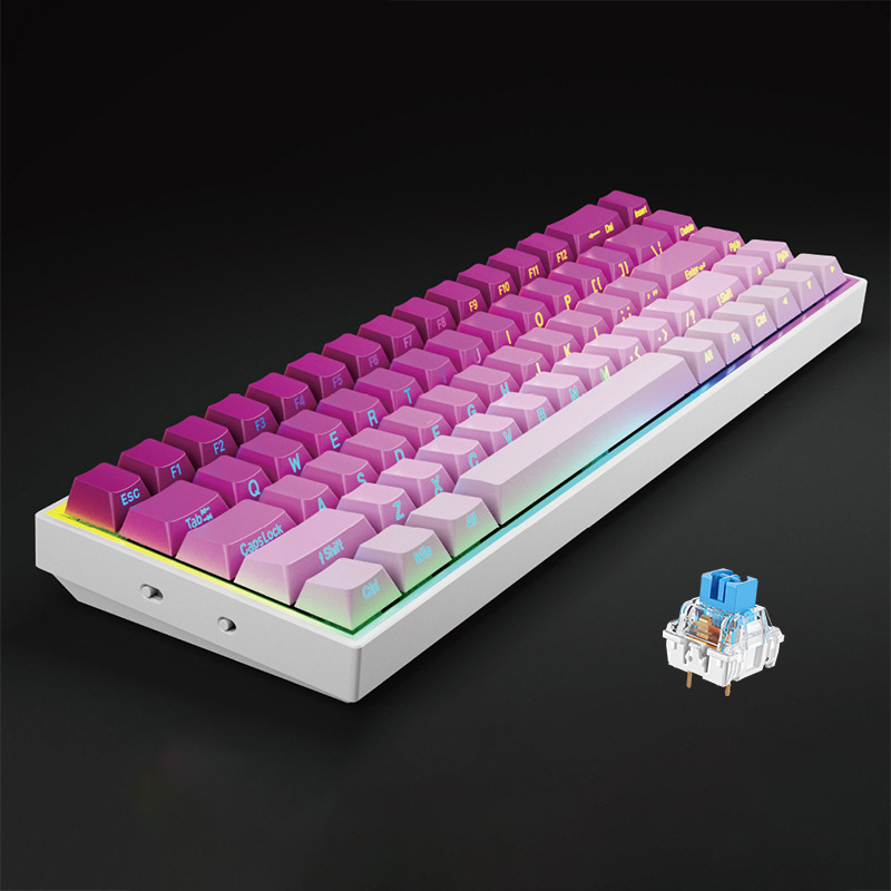 Degradado Rosa / Con Cable / Switch Azul