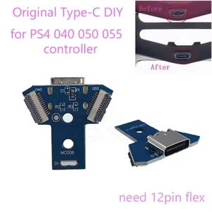Per PS4 040 050 055 Controller originale tipo-C porta di ricarica DIY connettore di ricambio interfaccia presa (PORT-PS4-WB-OR) - Product Image 2