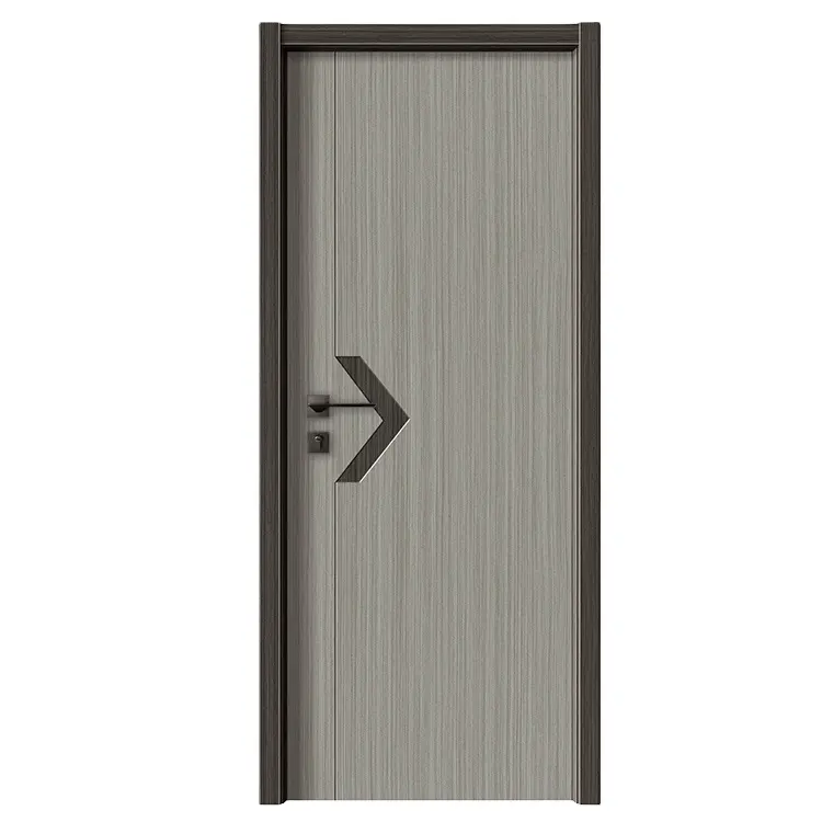 Gran oferta estilo shaker madera DM blanca puerta de la habitación interior