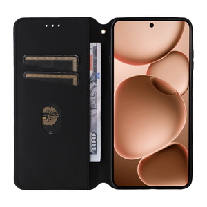 For OPPO Find <strong>X8</strong> Ultra 5G Diamond-Shaped Three-Dimensional Pattern Pu Phone Case Wallet Wristlet Flip - Product Image 3