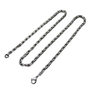 Wholesale Cheap Stainless Steel O <strong>Chain</strong> Necklace <strong>Nickle</strong> Free 0.4/0.5/0.6/0.8/1.0/1.2mm Box <strong>Chain</strong> for DIY Jewley - Product Image 1