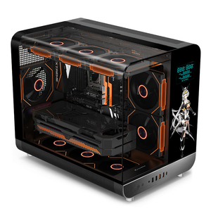 Estuche personalizado de Hurricane Beast para PC de juegos, torre de vidrio templado MATX/ITX torre de computadora de escritorio con pantalla digital - Product Image 6