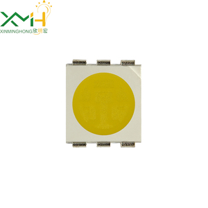 0.2W Power Consumption <strong>Smd</strong> <strong>5050</strong> Led White Wide Angle High Brightness PLCC-6 22-24LM Top <strong>Smd</strong> Led - Product Image 2