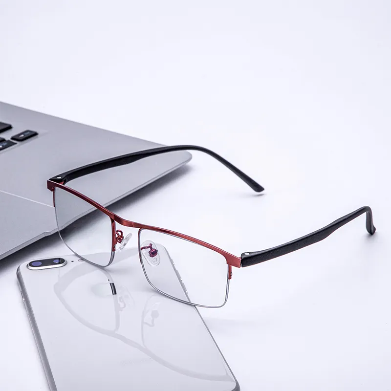 2024 nuevo estilo de alta calidad Stock anteojos medio marco gafas de lectura multifocales
