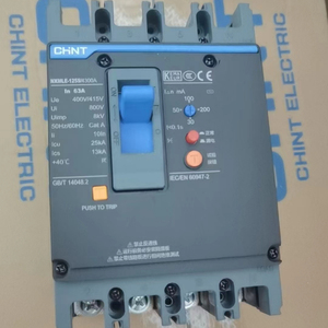 Disyuntor de fuga a tierra serie Chint NXMLE 125A 160A 250A 400A 630A MCCB - Product Image 5
