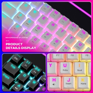 Wireless BT/2.4Ghz 60% RGB Gaming <strong>Keyboard</strong> Three Modes Connectable Wireless Mechanical <strong>Keyboard</strong> - Product Image 4