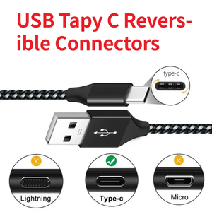 Özelleştirilmiş 2M 6FT 480Mbps USB C cep telefonu aksesuarları şarj kabloları USB tip c veri kablosu - Product Image 4