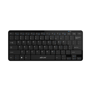 Aikun BT8000 Teclado Bluetooth Ultra Plano con Estructura Tipo Tijeras, Función Completa para Multimedia y Control de Internet - Product Image 1
