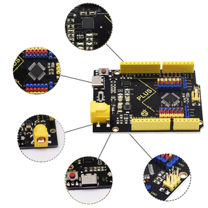 Keyestudio PLUS Control Board With Type C <strong>USB</strong> Cable DIY for <strong>Arduino</strong> U NO R3 Development Board