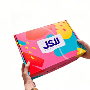 Caja de correo de cosméticos de cartón corrugado rosa de lujo Embalaje de papel personalizable para enviar por correo Productos cosméticos rosa de lujo - Product Image 1