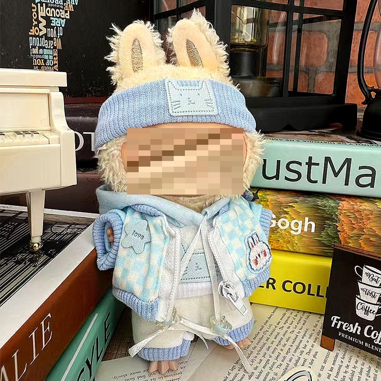 Haute couture light blue suit(excluding dolls and shoes)