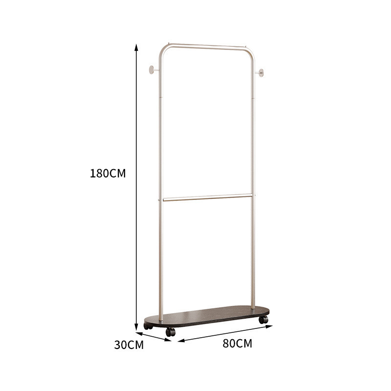 Walnut + Silver Rack