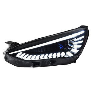 Car Lights for Focus 2019-2022 Sedan Hatchback <strong>LED</strong> Dynamic Headlights Upgrade Start-up Animation <strong>Hawkeye</strong> Design Bifocal Lens - Product Image 1