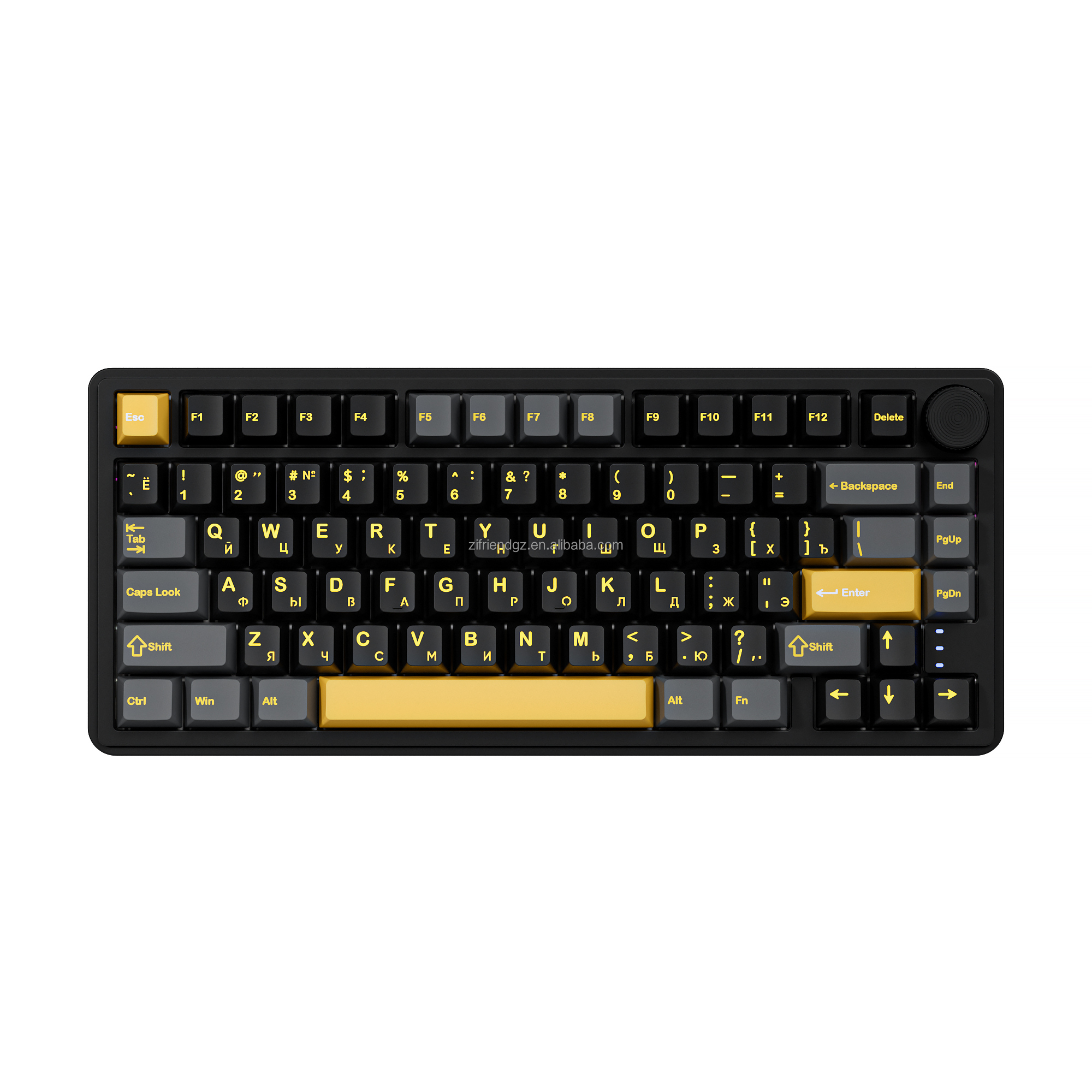 Black-grey-yellow