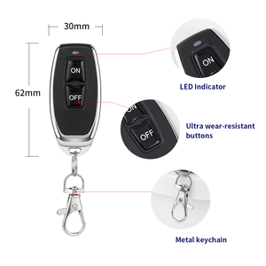 2 Remotes 1 Channel Mini 433MHz Wireless Relay Switch Receiver Remote <strong>Control</strong> <strong>System</strong> Learning <strong>Code</strong> for LED Lamp DC12V Controller - Product Image 4