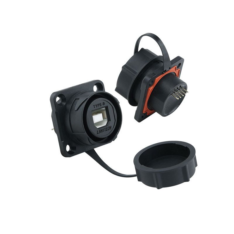 A417 (Flange) Type-B to Pin 2mm Socket